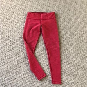 Red Lululemon Leggings